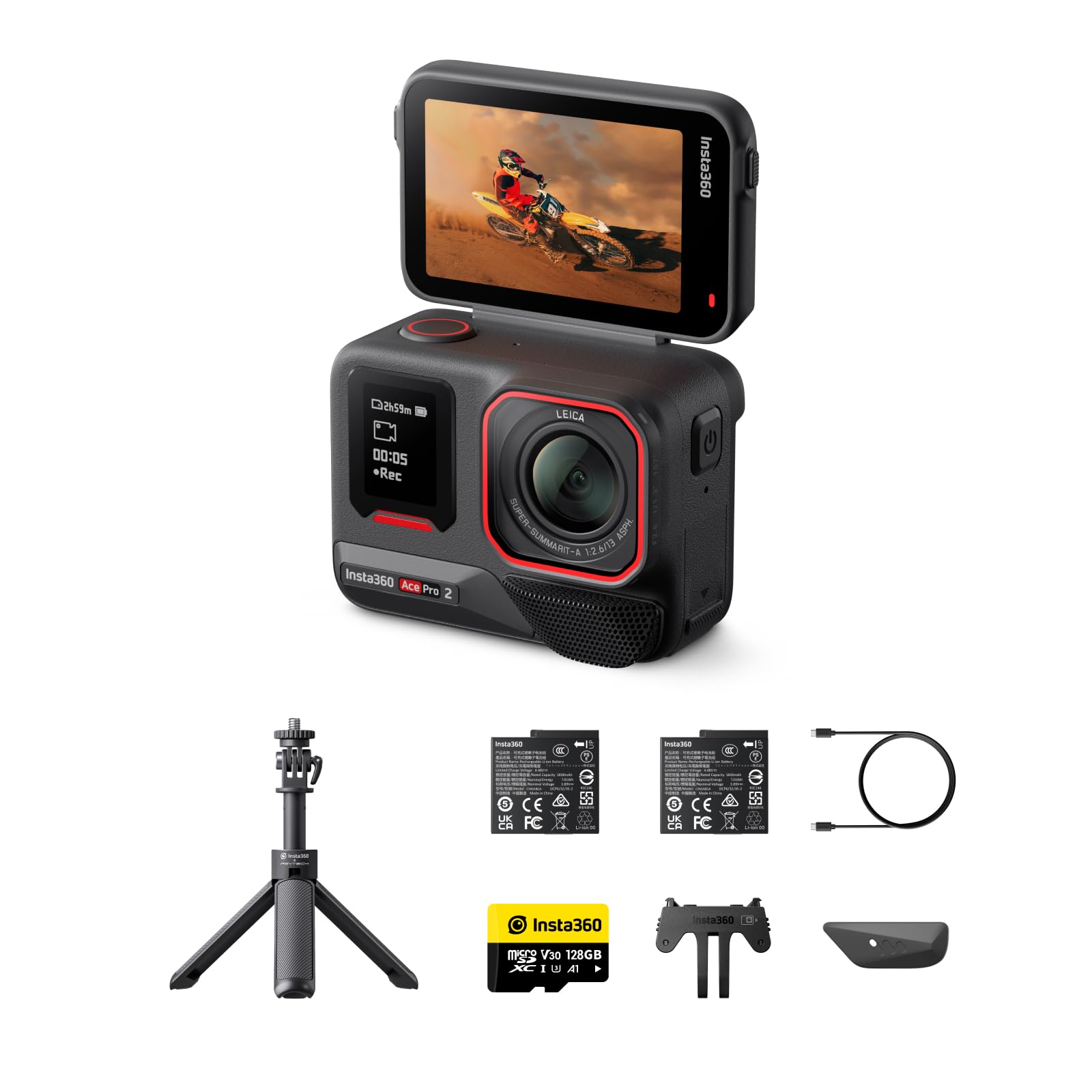 Insta360 Ace Pro 2（美品）　一度のみ使用 Insta360 Ace Pro 2を購入 - AI搭載8Kアクションカメラ
